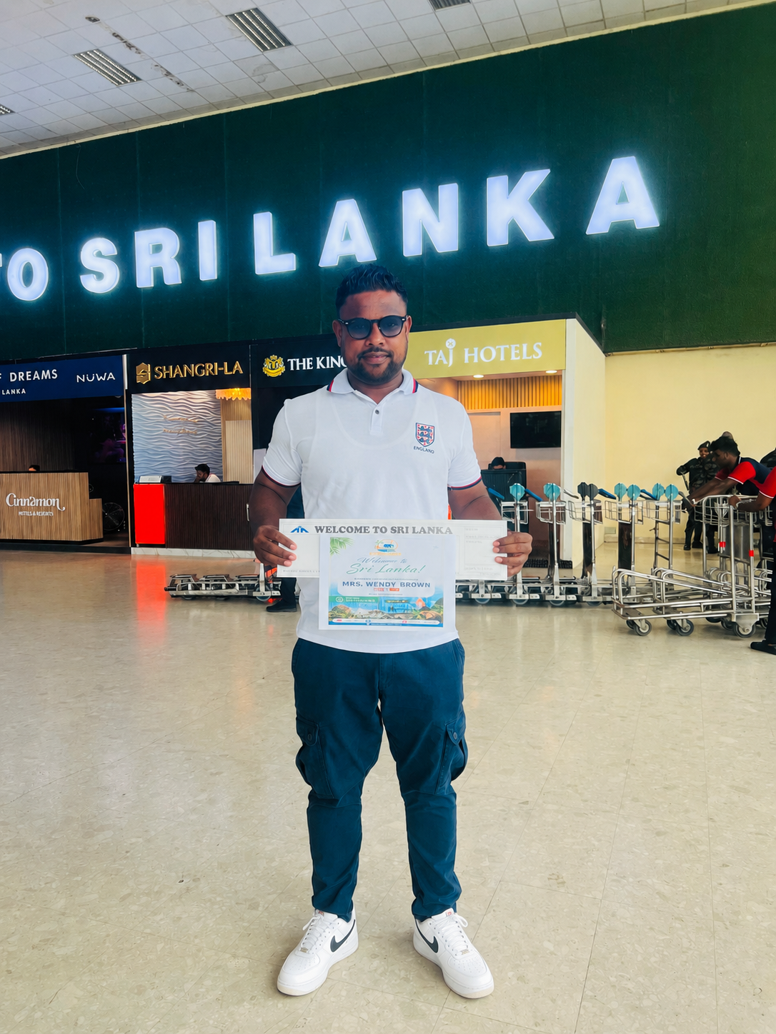 At katunayaka airport in sri lankan
