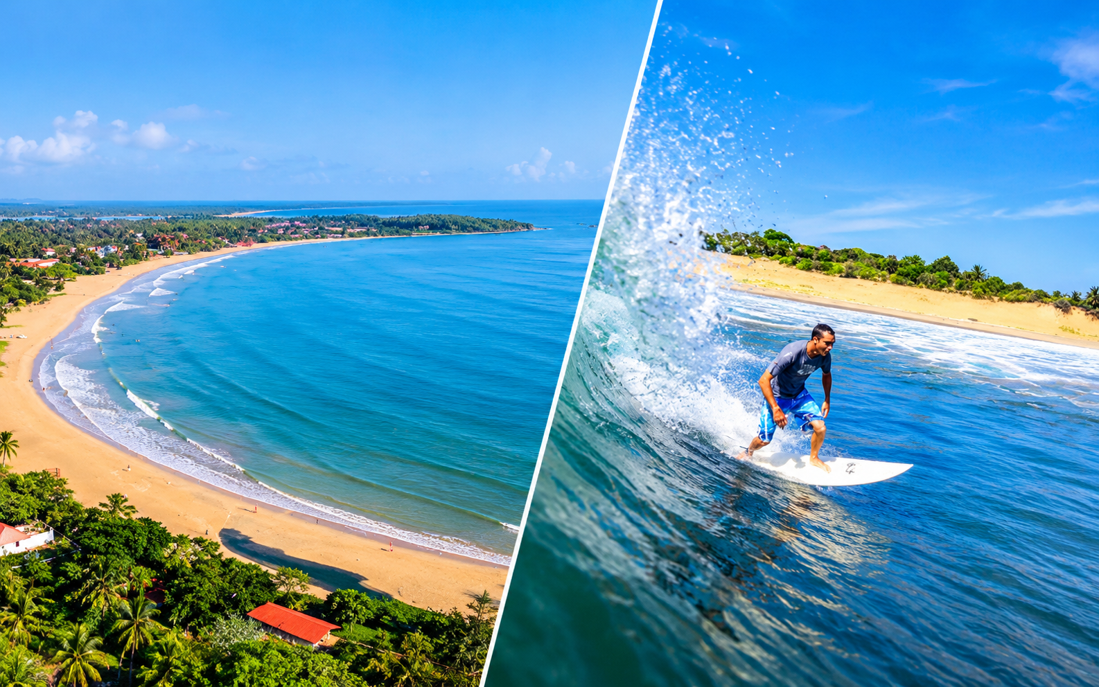 Pasikuda Beach & Arugam Bay surfing
