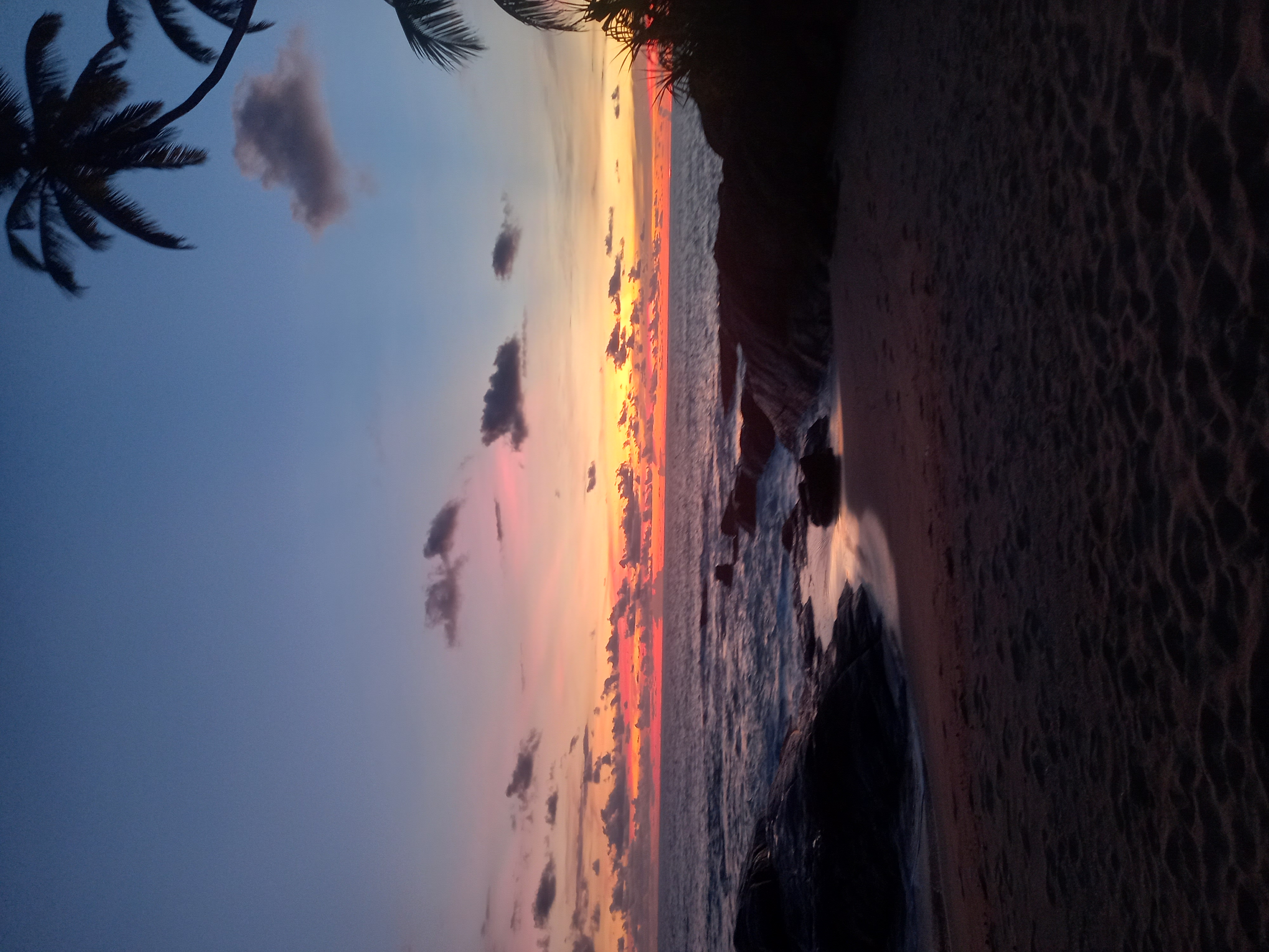 Ahu bay hotel beach, Ahungalla, sri lanka